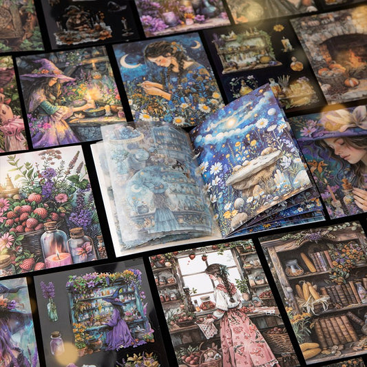 Magic Apothecary Series – Dual Material Die-Cut Sticker Book