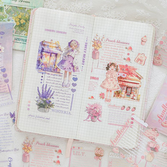Floral Dream Series Plant & Flower Sticker Pack