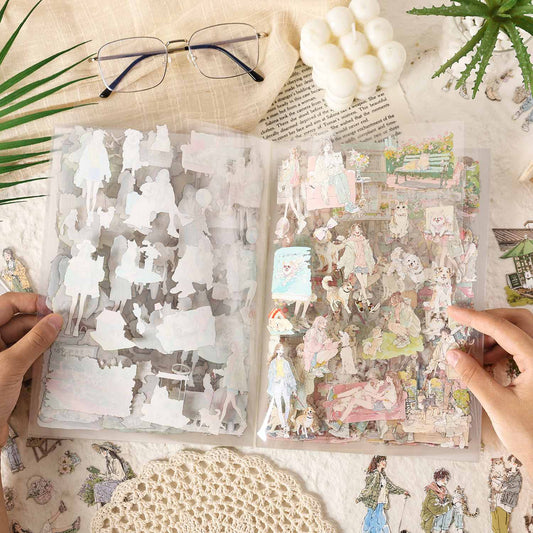 Comfortable Life Diary Sticker Book 20pcs