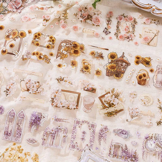 Vintage Floral PET Tape 