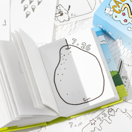 Calendar Notepad 372Pcs