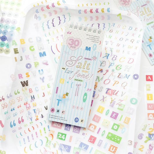 Basic Rectangular Coil Sticker Sheet