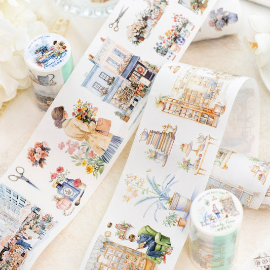 Fragmented daily landscaping washi tape
