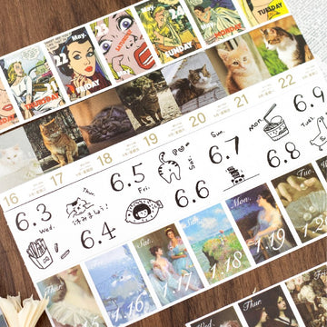 One page a day calendar 53pcs