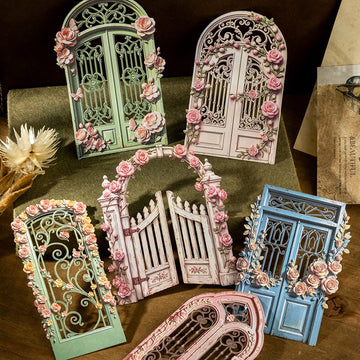 Garden Flower Gate Sticker Pack