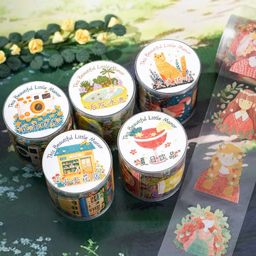 Doodle Garden Series – PET Decorative Washi Tapes