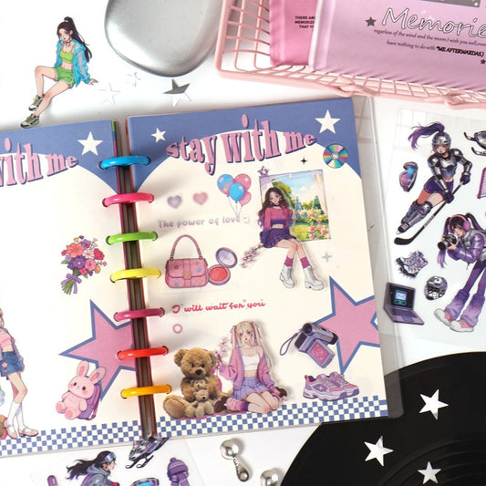 Millennium Girl Collection Series Character Sticker Book