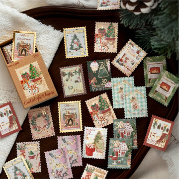 Christmas Letter Series Sticker Box