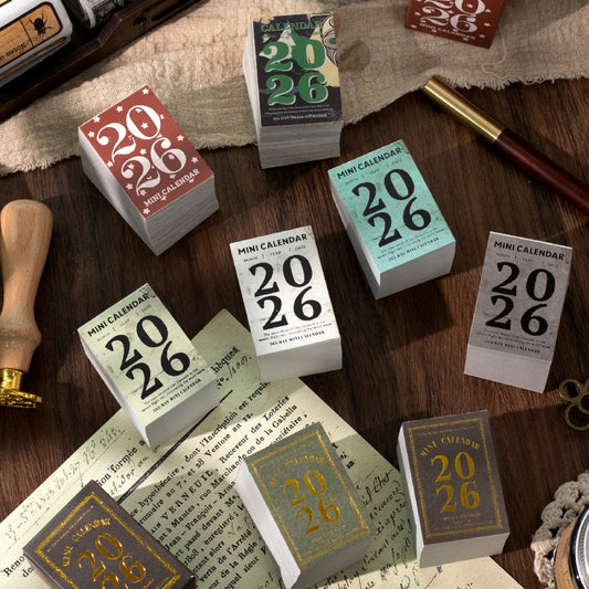 Mini Calendar for 2026 365pcs