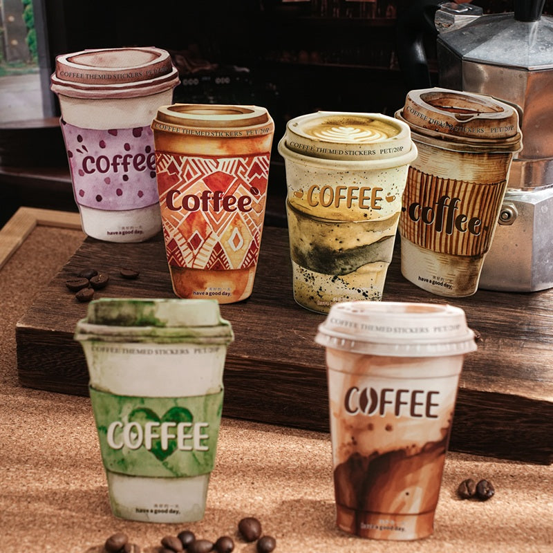 Coffee color series sticker packs