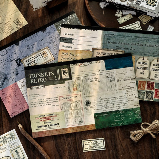 Retro Specimen Series Retro Large Material Paper