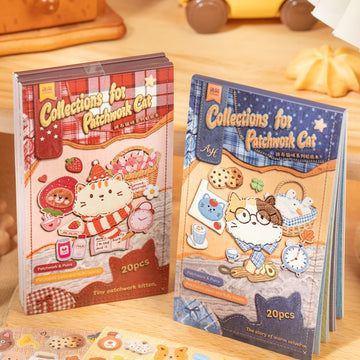 Patchwork Cat Series Sticker Book