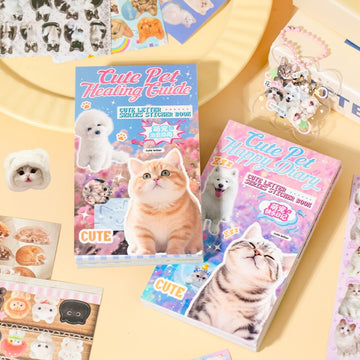 Cute Letters Series Sticker Book