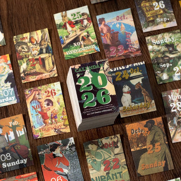 Mini Calendar for 2026 365pcs