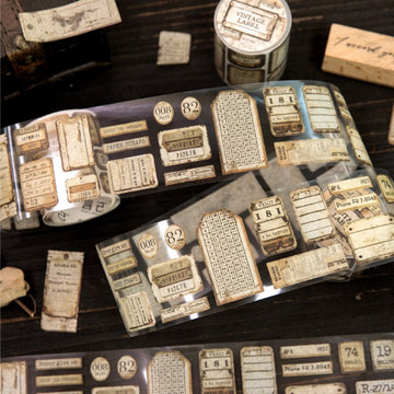 Vintage Marks Series Die-Cut Tape