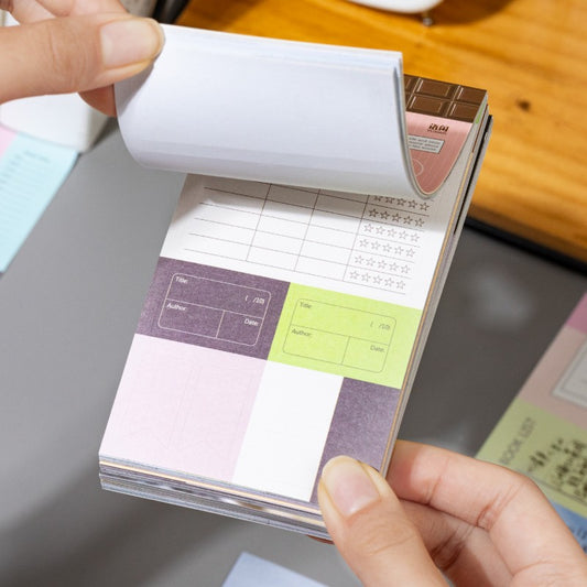 Colorful Mood Series Writeable Sticker Book