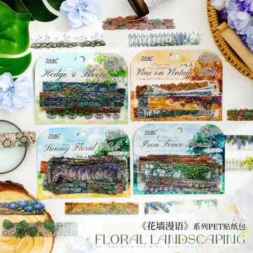 Flower Wall Language Series Sticker Pack