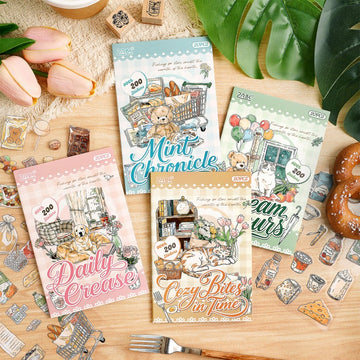 Salt Floc Wind Series Sticker Book