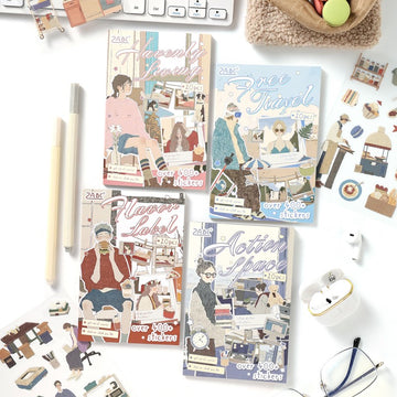 Misty Life Record Series Pet Die-Cut Sticker Book