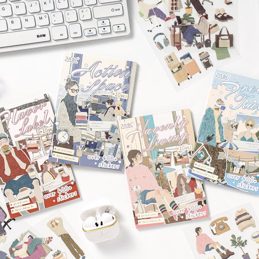 Misty Life Record Series Pet Die-Cut Sticker Book