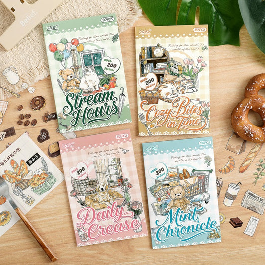 Salt Floc Wind Series Sticker Book