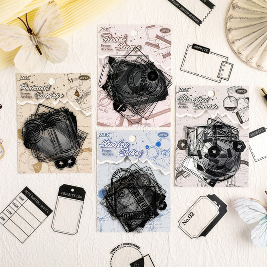 Archive Frame Language Series Sticker Pack