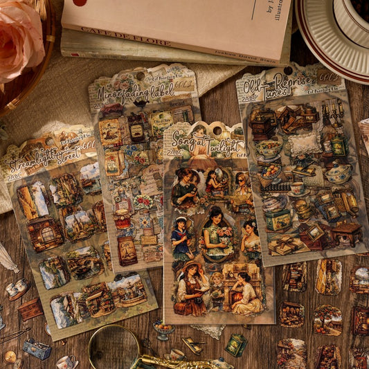 Oil Painting Chronology Series Sticker Pack