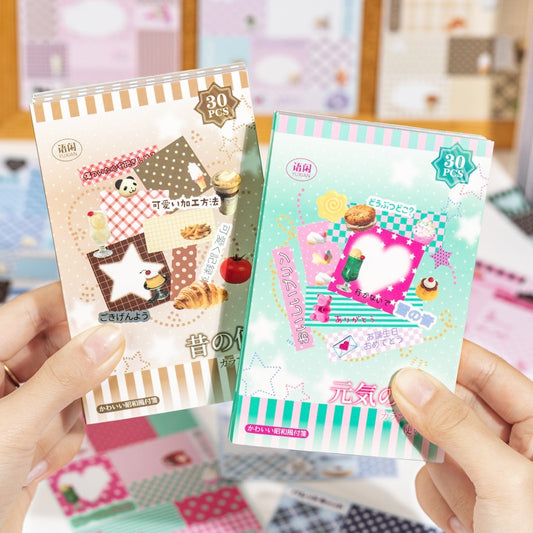 Semi-Sweet Diary Series Patchwork Sticker Book