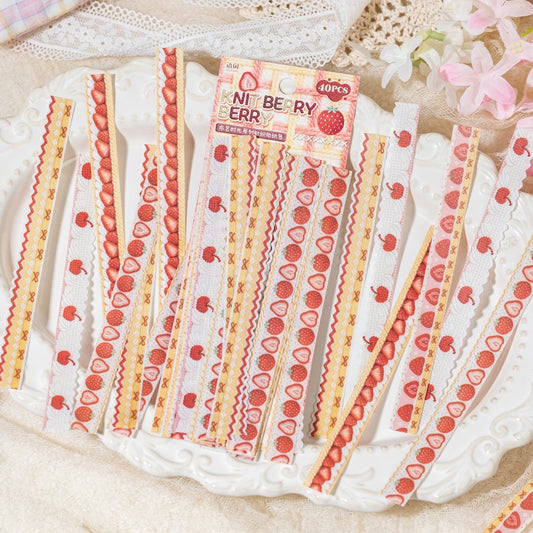 Fabric Time Series Washi Sticker Pack