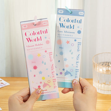 Colorful World Series Sticker Book 25PCS