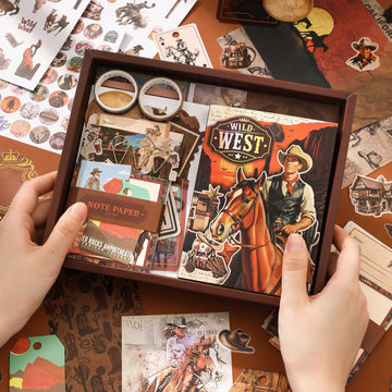 Western cowboy Gift box