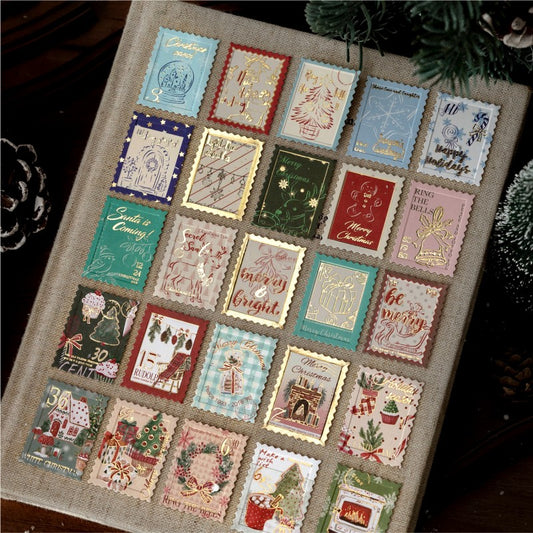 Christmas Letter Series Sticker Box