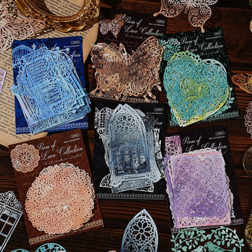 Lace Poetry Series Hollowed-out material paper
