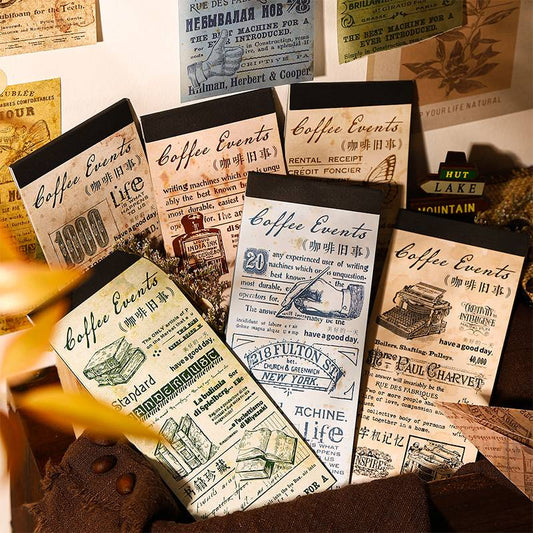 Coffee Nostalgia Series Memo Pad