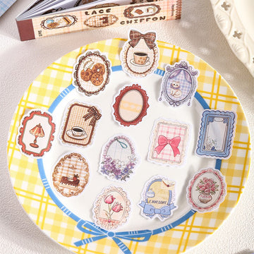 Lace Chiffon Series Sticker Book