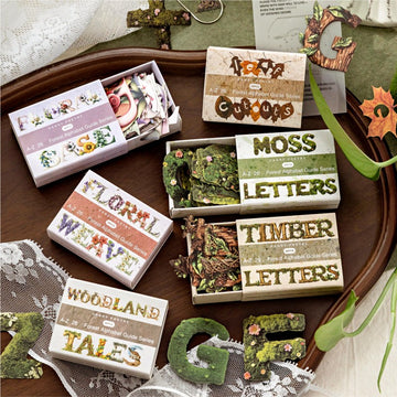 Forest Alphabet Atlas Series PET Stickers Box