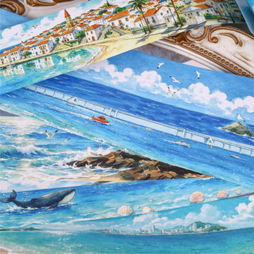 Coastline Letter Series Washi Tape
