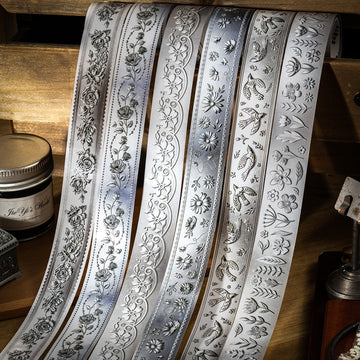 Silver Light Flower Island Foil PET Tape