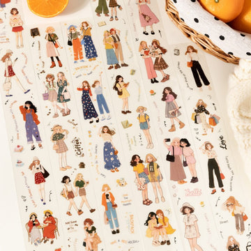 Agirl With Anorange Scent Series PET Tape