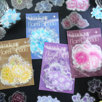 Gradient Floral Shade Sticker Pack