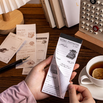 Whispers on Paper Series Vintage Long Memo Pad