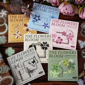 Flowers in full bloom Sticker Pack 15PCS