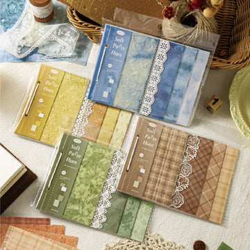 Material paper-star flower secret language collection