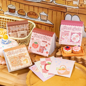 Four Seasons Sweet Shop Series Mini Sticker Notebook