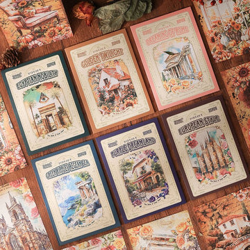 Guijing Encyclopedia Scrapbook Paper 30pcs