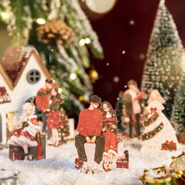 Wonderful Christmas Eve series Character sticker pack