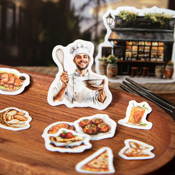 Global Light Fragments Series of landscape sticker pack