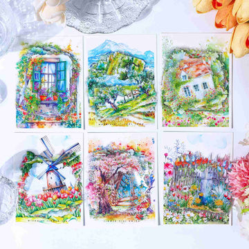 Floral Overture Windmill &amp; Flower Sea Sticker Pack