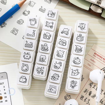 Six-Pack Kitten Stamps