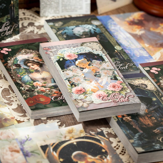 Rose Manor Series Vintage Journal Material Paper